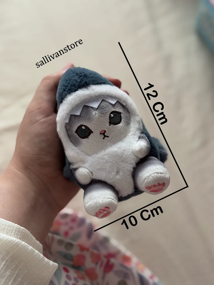 ابعاد آویز عروسکی گربه کوسه ای