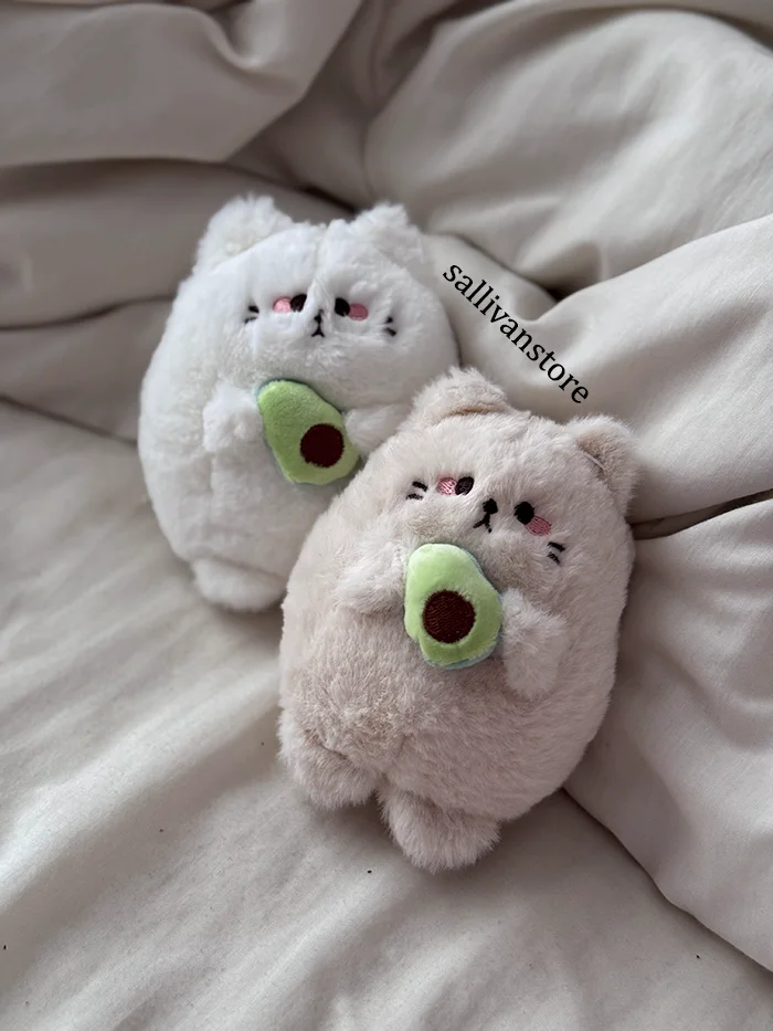 آویز عروسکی گربه آووکادویی