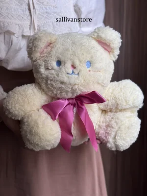 عروسک گربه زرد رنگ
