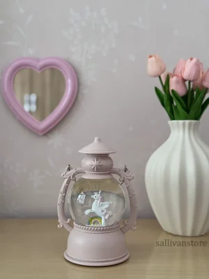 چراغ خواب یونیکورن رنگین کمانی