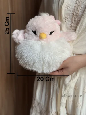 ابعاد عروسک جوجه پرزبلند