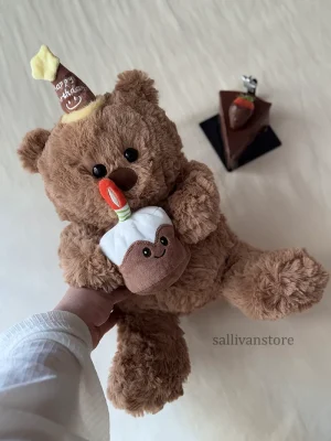 خرس کیک تولدی