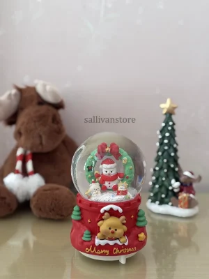 گوی کریسمسی برجسته مدل ادم برفی