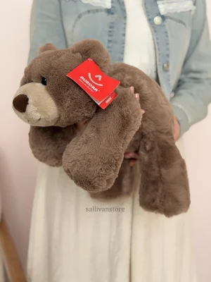 عروسک خرس خوابیده قهوه ای