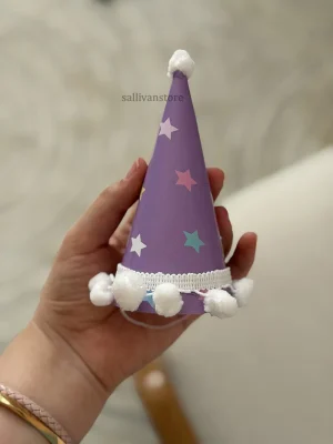 کلاه تولد عروسکی بنفش